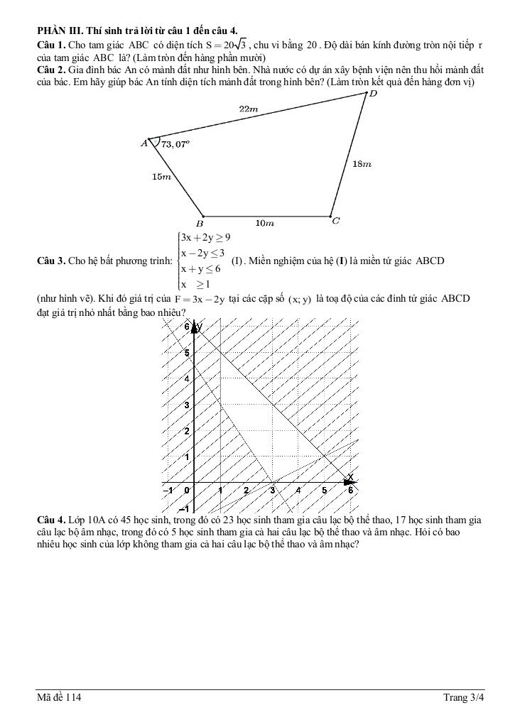 đề giữa kì 1 toán 10 năm 2025 – 2026 trường thpt chu văn an – thái nguyên 6