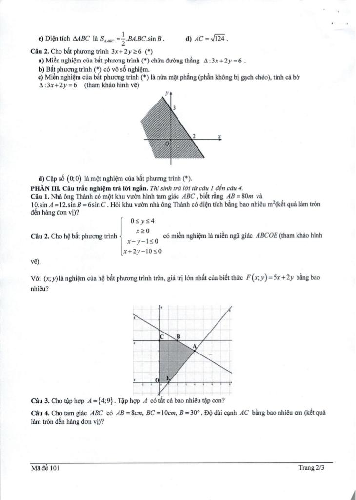 đề giữa kì 1 toán 10 năm 2025 – 2026 trường thpt duy tân – quảng ngãi 1