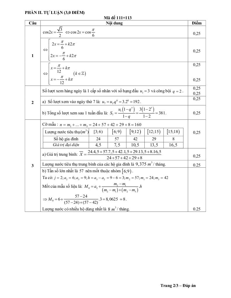 đề giữa kì 1 toán 11 năm 2025 – 2026 trường thpt duy tân – quảng ngãi 4