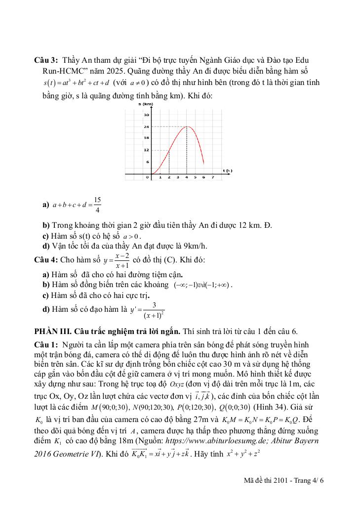 đề giữa kì 1 toán 12 năm 2025 – 2026 trường thpt lê hồng phong 1 – đắk lắk 3