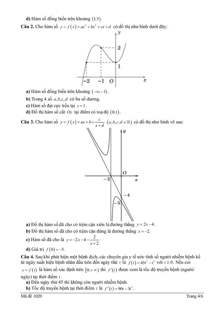 đề giữa kì 1 toán 12 năm 2025 – 2026 trường thpt thanh miện 2 – hải phòng 9