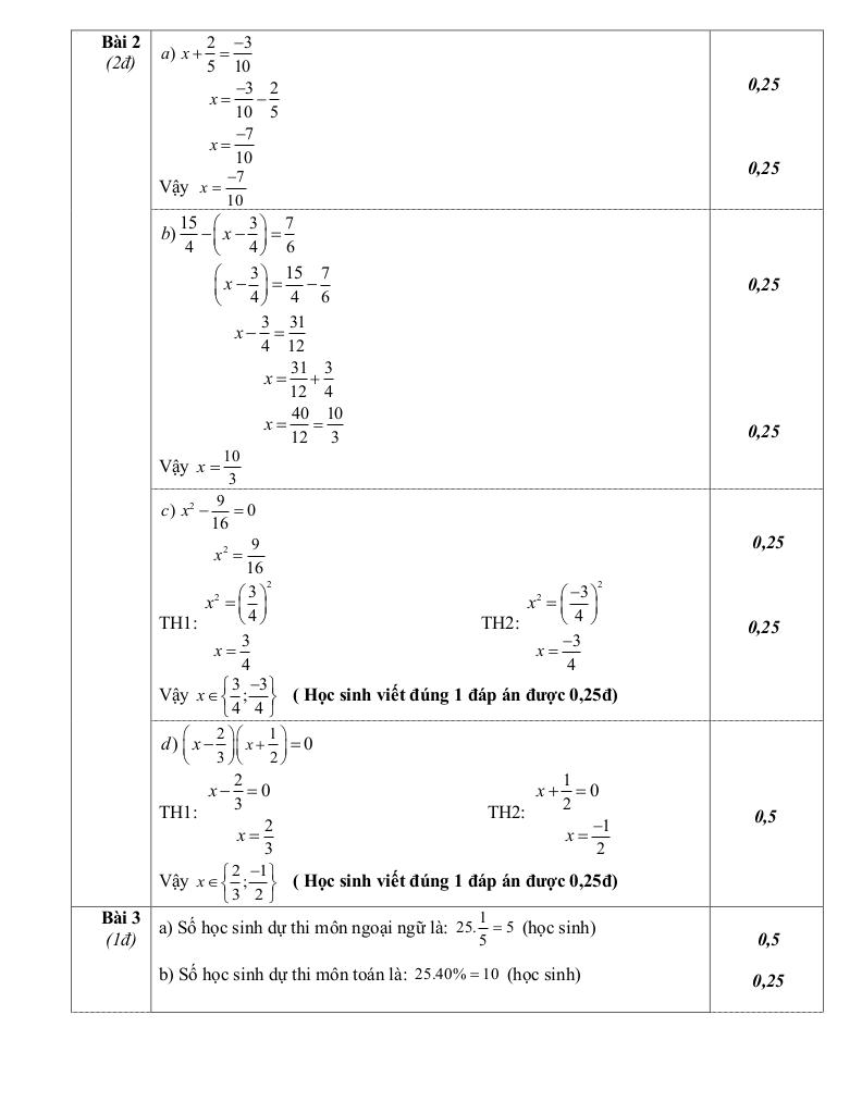đề giữa kì 1 toán 7 năm 2024 – 2025 trường thcs thanh am – hà nội 7