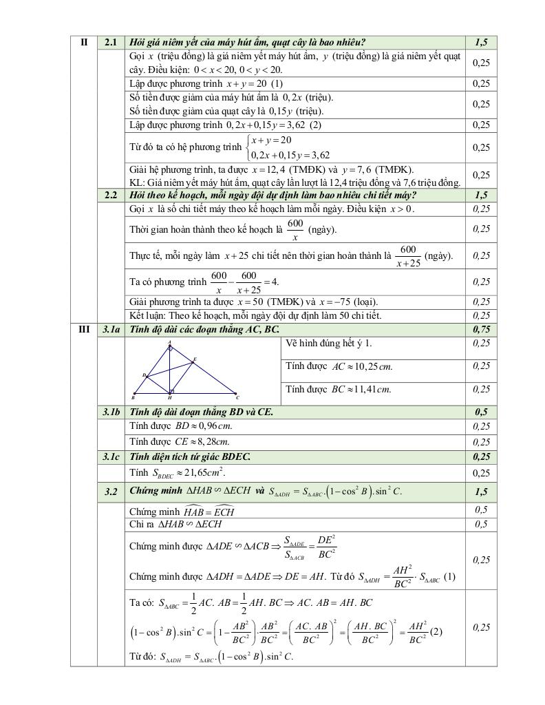 đề giữa kì 1 toán 9 năm 2025 – 2026 trường thcs nguyễn trường tộ – hà nội 2