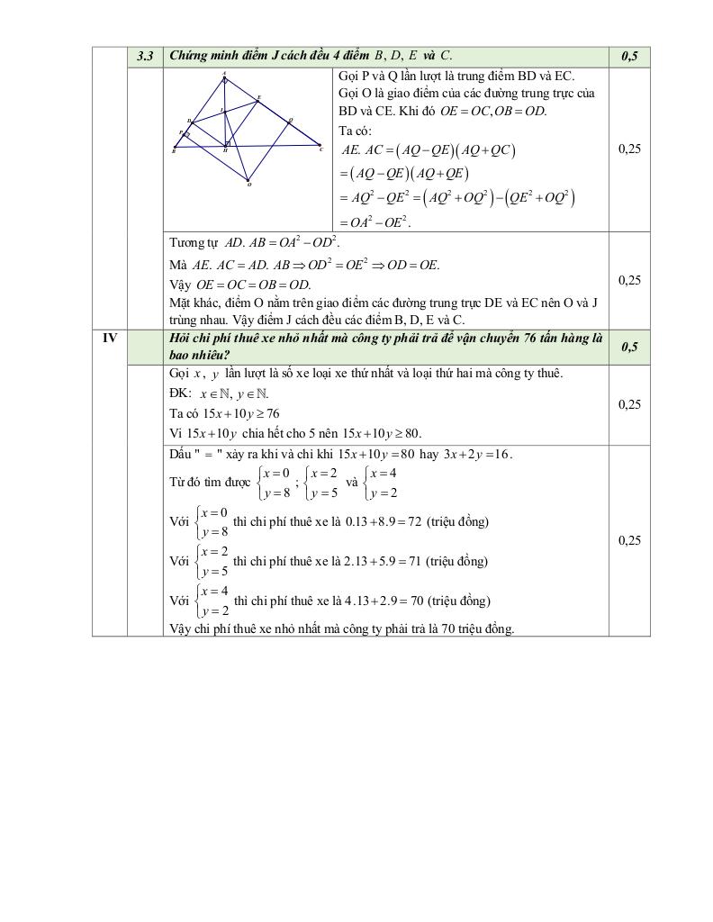 đề giữa kì 1 toán 9 năm 2025 – 2026 trường thcs nguyễn trường tộ – hà nội 3