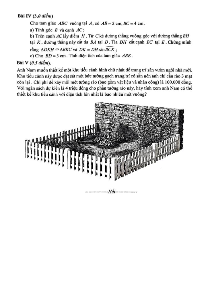 đề giữa kì 1 toán 9 năm 2025 – 2026 trường thcs phan chu trinh – hà nội 1