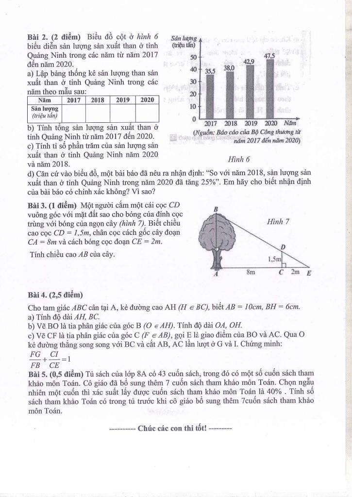 đề giữa kì 2 toán 8 năm 2024 – 2025 trường thcs ngọc lâm – hà nội 2