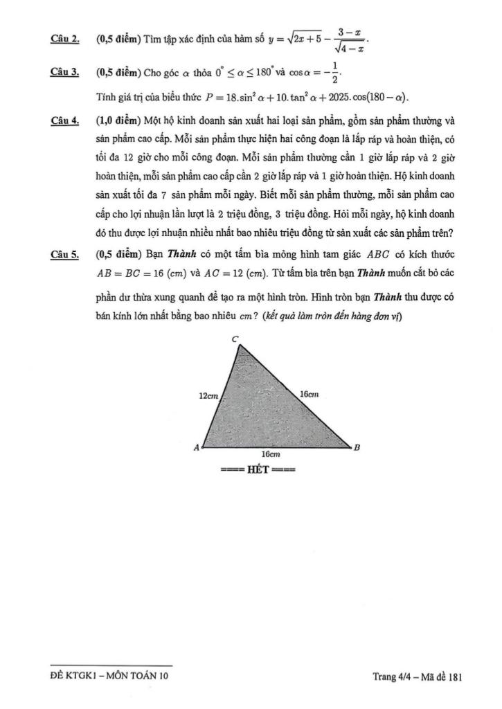 đề giữa kỳ 1 toán 10 năm 2025 – 2026 trường lê thánh tông – tp hcm 3