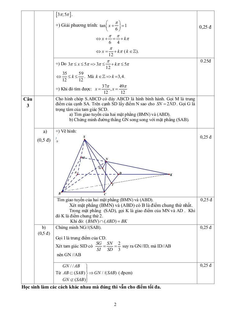 đề giữa kỳ 1 toán 11 năm 2025 – 2026 trường thpt nguyễn văn cừ – hải phòng 8