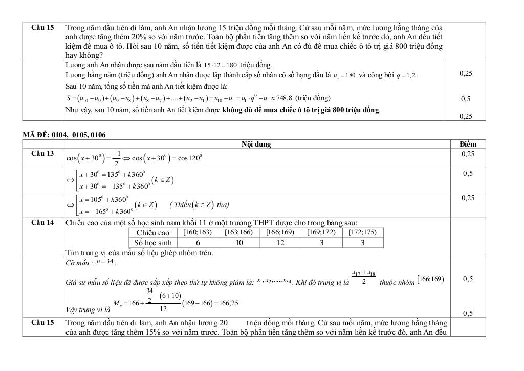 đề giữa kỳ 1 toán 11 năm 2025 – 2026 trường thpt phan bội châu – đà nẵng 5