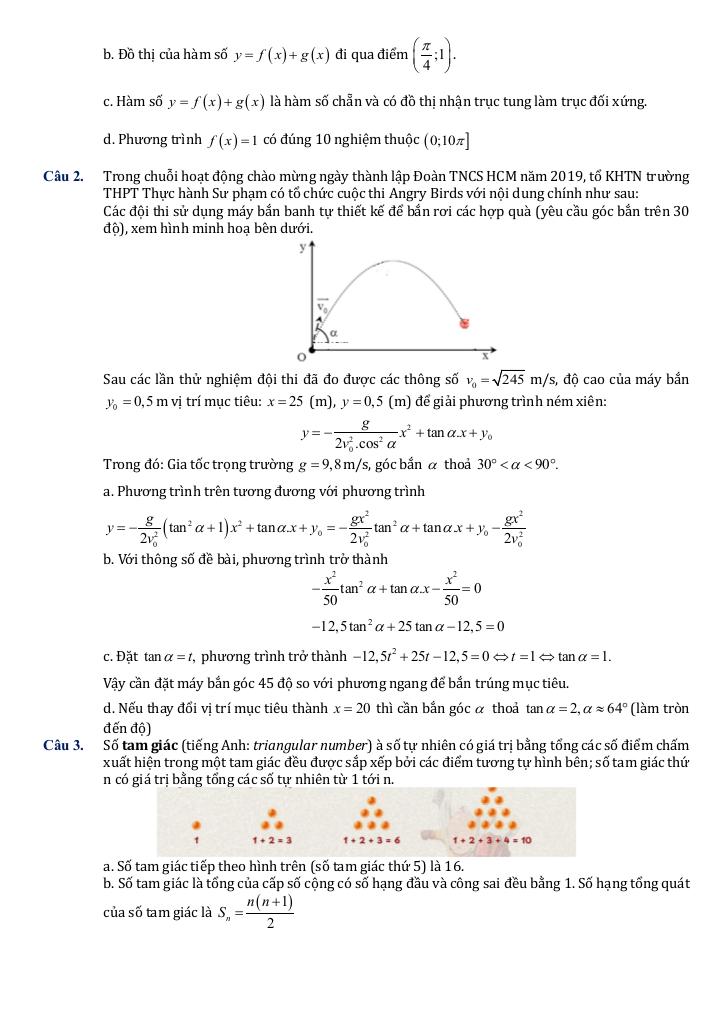 đề giữa kỳ 1 toán 11 năm 2025 – 2026 trường thpt thực hành sư phạm – cần thơ 2