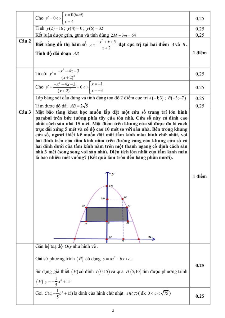 đề giữa kỳ 1 toán 12 năm 2025 – 2026 trường thpt nguyễn trãi – đà nẵng 9