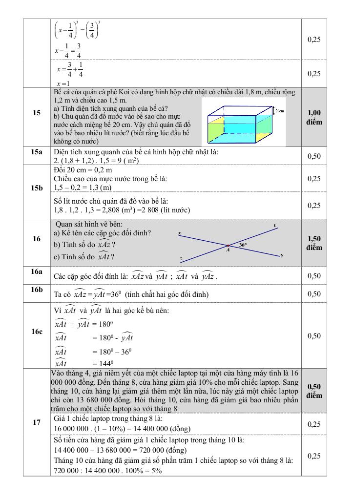 đề giữa kỳ 1 toán 7 năm 2024 – 2025 trường thcs đinh tiên hoàng – khánh hòa 8