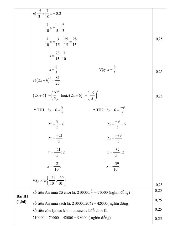 đề giữa kỳ 1 toán 7 năm 2025 – 2026 trường thcs phúc hòa – hà nội 4