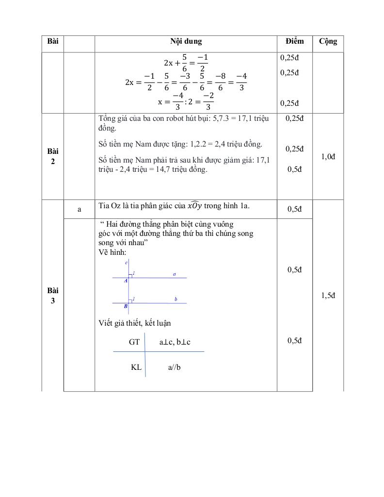 đề giữa kỳ 1 toán 7 năm 2025 – 2026 trường thcs trần quý cáp – đà nẵng 3
