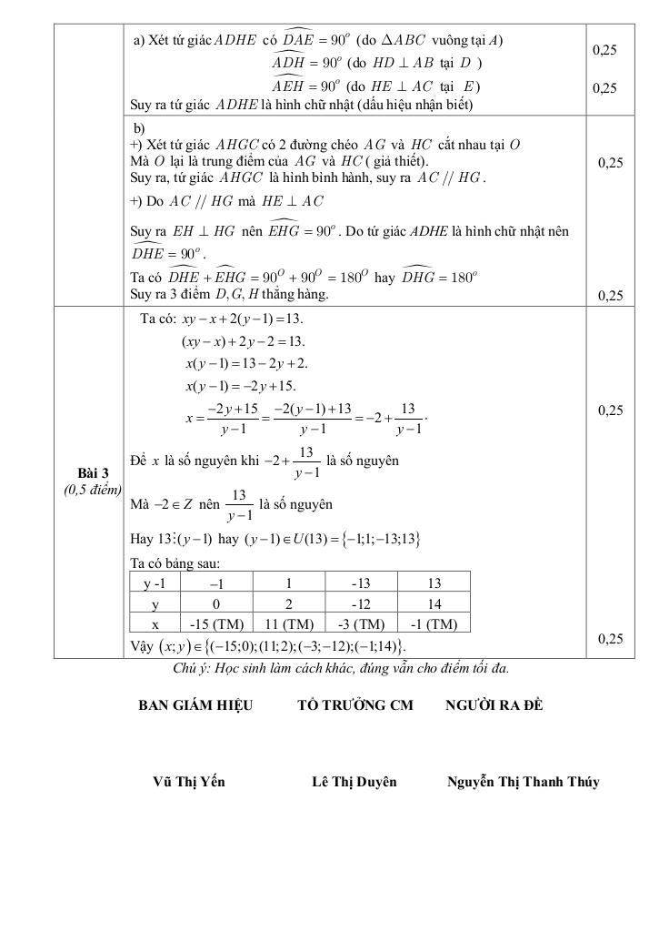 đề giữa kỳ 1 toán 8 năm 2025 – 2026 trường thcs quán toan – hải phòng 7