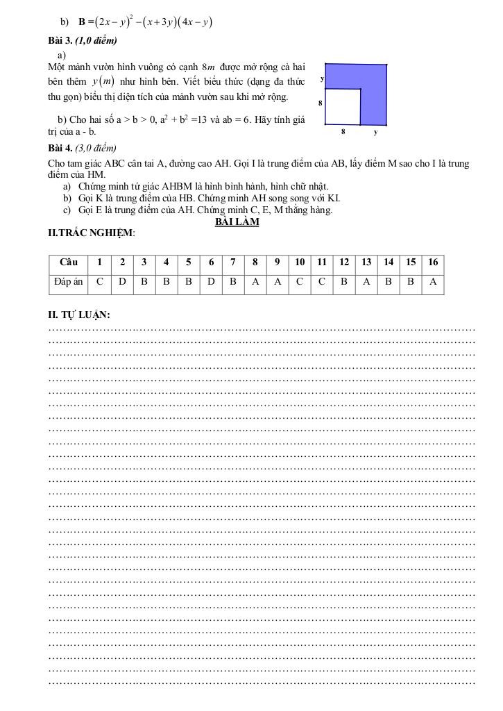 đề giữa kỳ 1 toán 8 năm 2025 – 2026 trường thcs quế thuận – đà nẵng 5