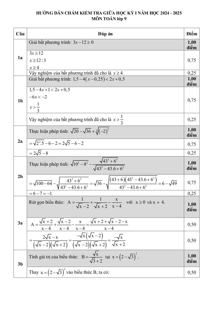 đề giữa kỳ 1 toán 9 năm 2024 – 2025 trường thcs đinh tiên hoàng – khánh hòa 4