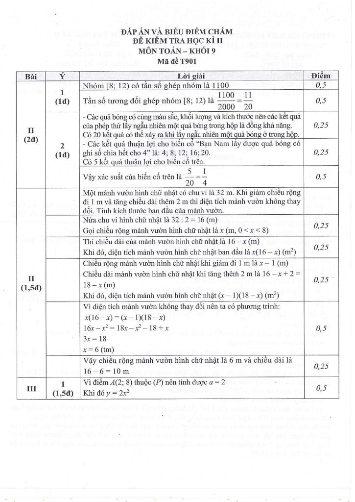 đề học kì 2 toán 9 năm 2024 – 2025 trường thcs ngọc lâm – hà nội 1