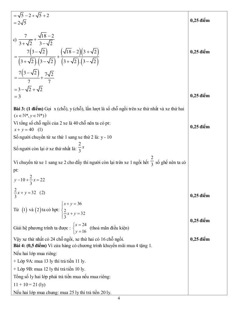 đề học kỳ 1 toán 9 năm 2024 – 2025 trường thcs đồng khởi – tp hcm 3