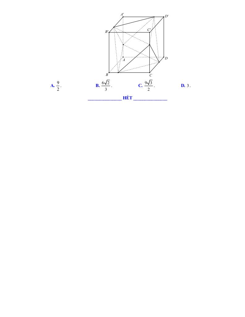 đề khảo sát chất lượng lần 1 toán 12 năm 2021 – 2022 sở gd&đt hải dương 8