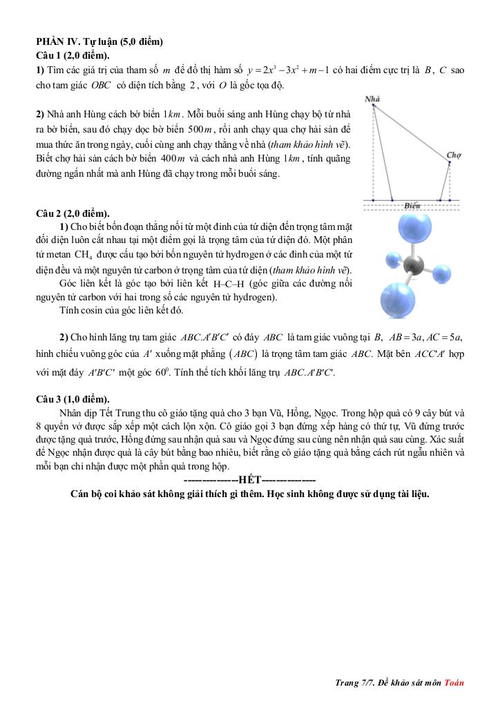 đề khảo sát hsg toán 12 lần 1 năm 2025 – 2026 cụm 09 trường thpt – phú thọ 6