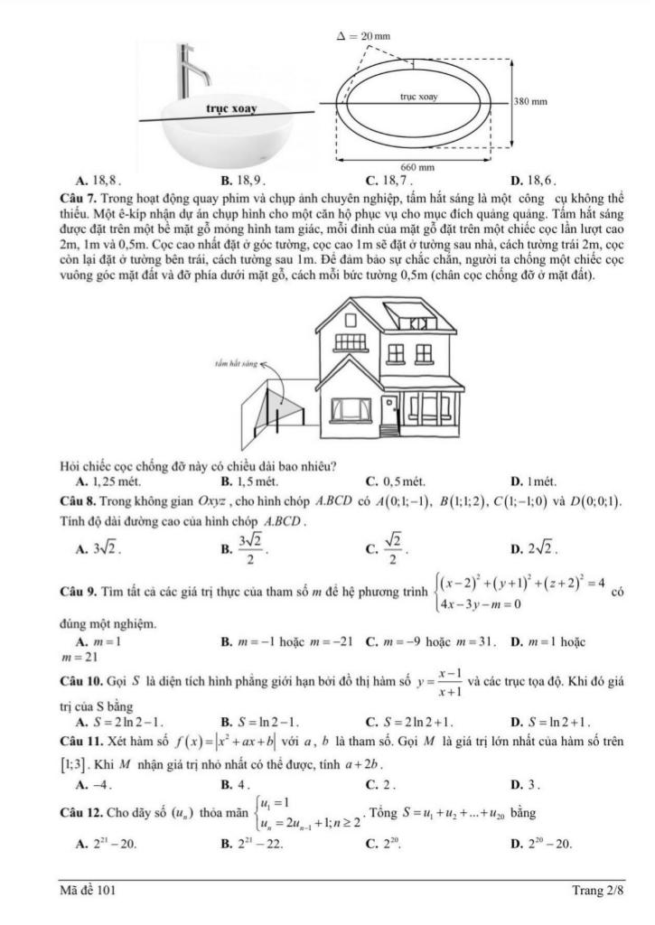 đề khảo sát hsg toán 12 năm 2025 – 2026 cụm trường thpt qv1-lvt – bắc ninh 1