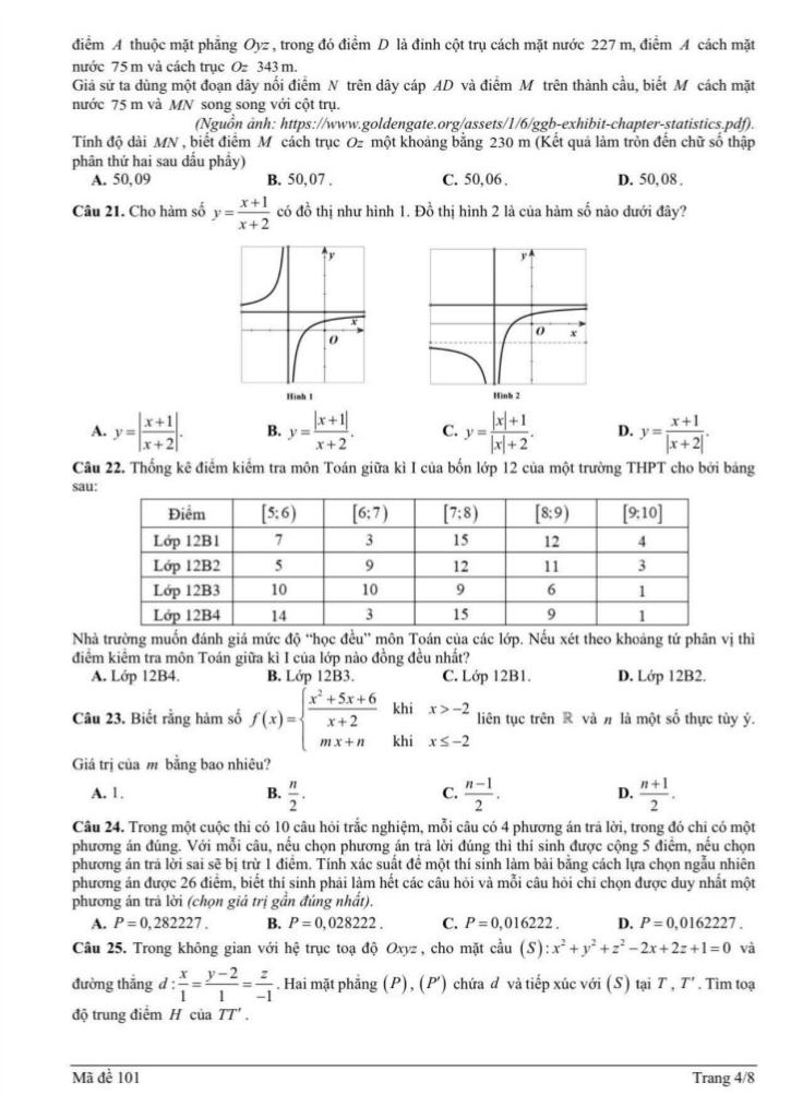 đề khảo sát hsg toán 12 năm 2025 – 2026 cụm trường thpt qv1-lvt – bắc ninh 3