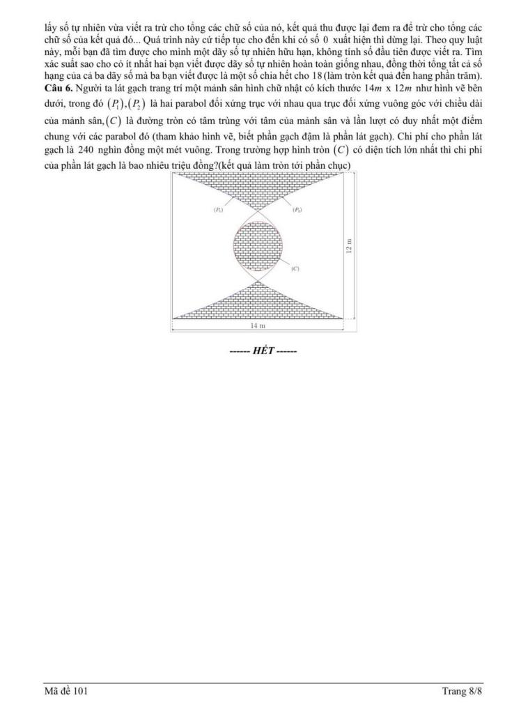 đề khảo sát hsg toán 12 năm 2025 – 2026 cụm trường thpt qv1-lvt – bắc ninh 7