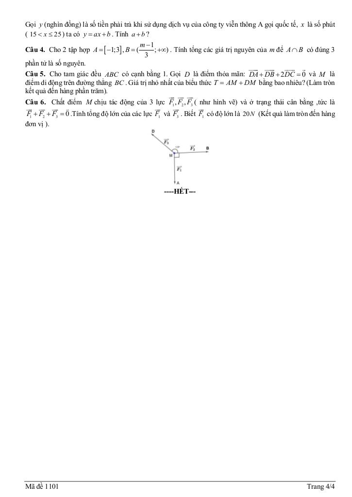 đề khảo sát lần 1 toán 10 năm 2025 – 2026 trường thpt nguyễn đăng đạo – bắc ninh 3