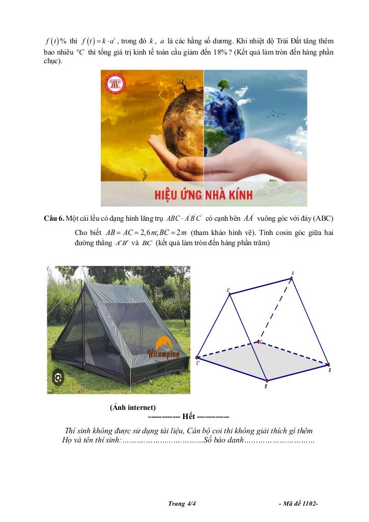 đề khảo sát lần 2 toán 11 năm 2024 – 2025 trường thpt thanh miện 2 – hải dương 7