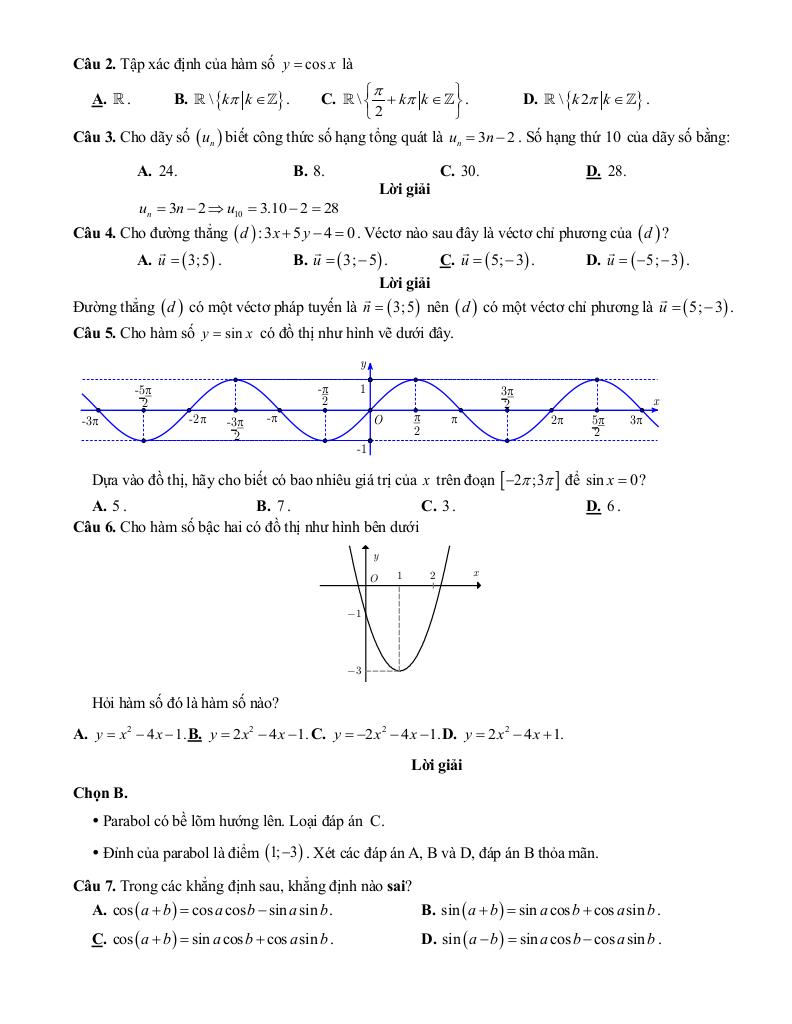 đề khảo sát toán 11 lần 1 năm 2025 – 2026 trường thpt gia bình 1 – bắc ninh 7
