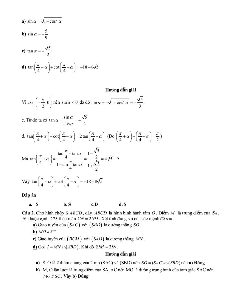 đề khảo sát toán 11 lần 1 năm 2025 – 2026 trường thpt gia bình 1 – bắc ninh 9
