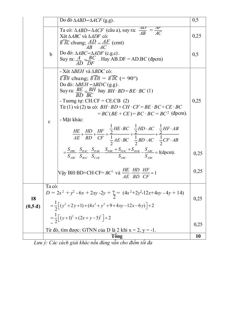 đề khảo sát toán 9 đầu năm 2025 – 2026 trường thcs bắc bình – phú thọ 5