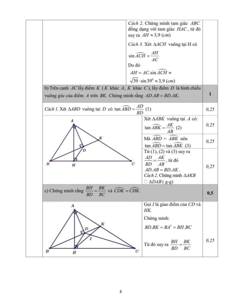 đề khảo sát toán 9 đầu năm 2025 – 2026 trường thcs giảng võ 2 – hà nội 5