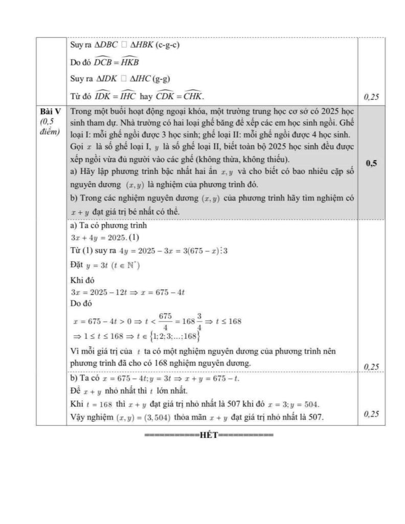 đề khảo sát toán 9 đầu năm 2025 – 2026 trường thcs giảng võ 2 – hà nội 6
