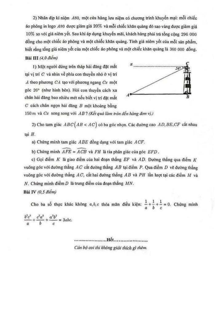 đề khảo sát toán 9 đầu năm 2025 – 2026 trường thcs giảng võ – hà nội 1