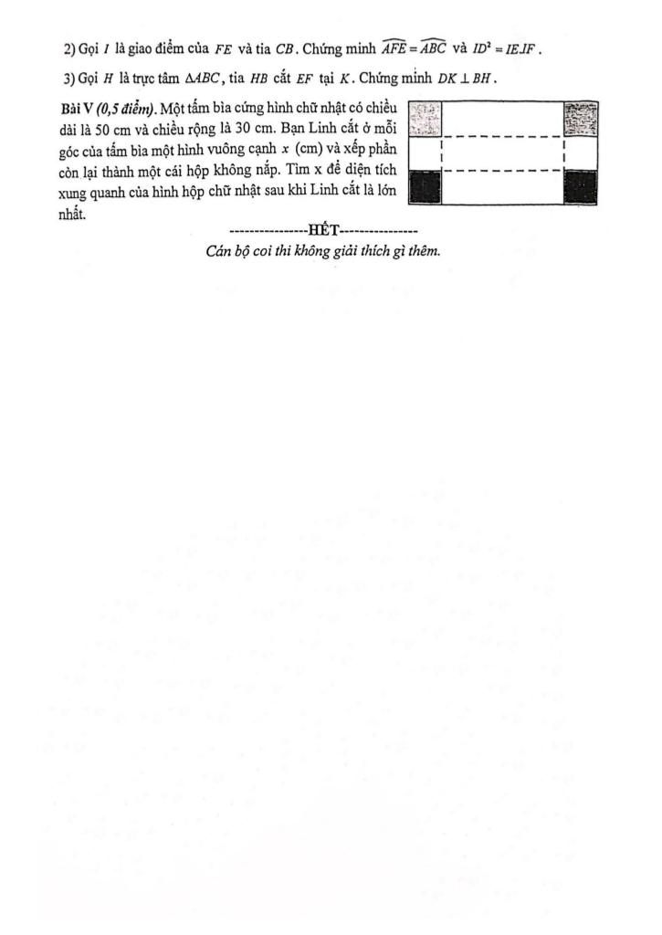 đề khảo sát toán 9 tháng 9 năm 2025 trường thcs cổ nhuế 2 – hà nội 1