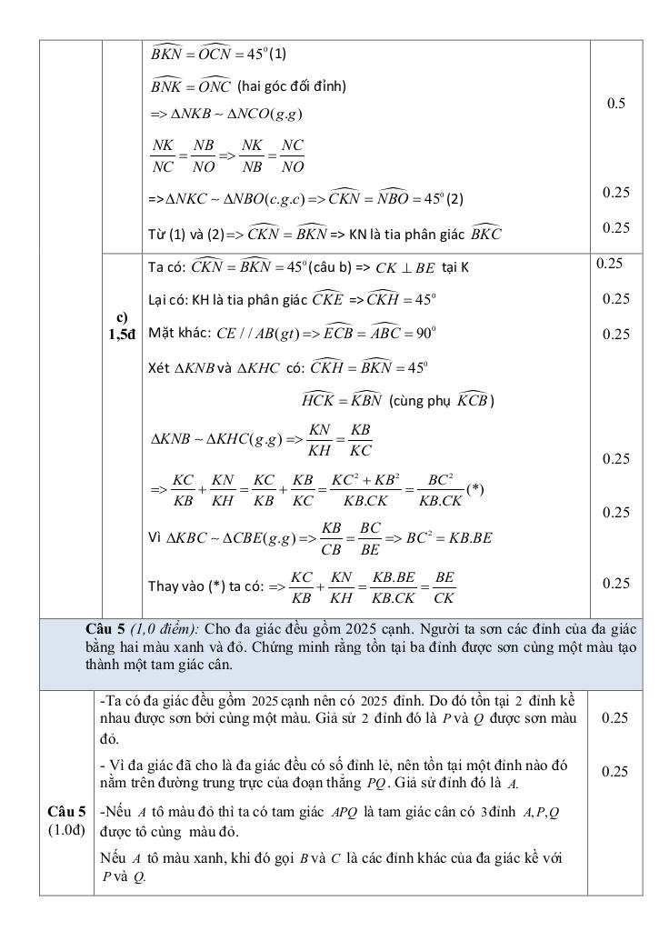 đề kiểm tra hsg toán năm 2025 – 2026 trường thcs hậu thành – nghệ an 5