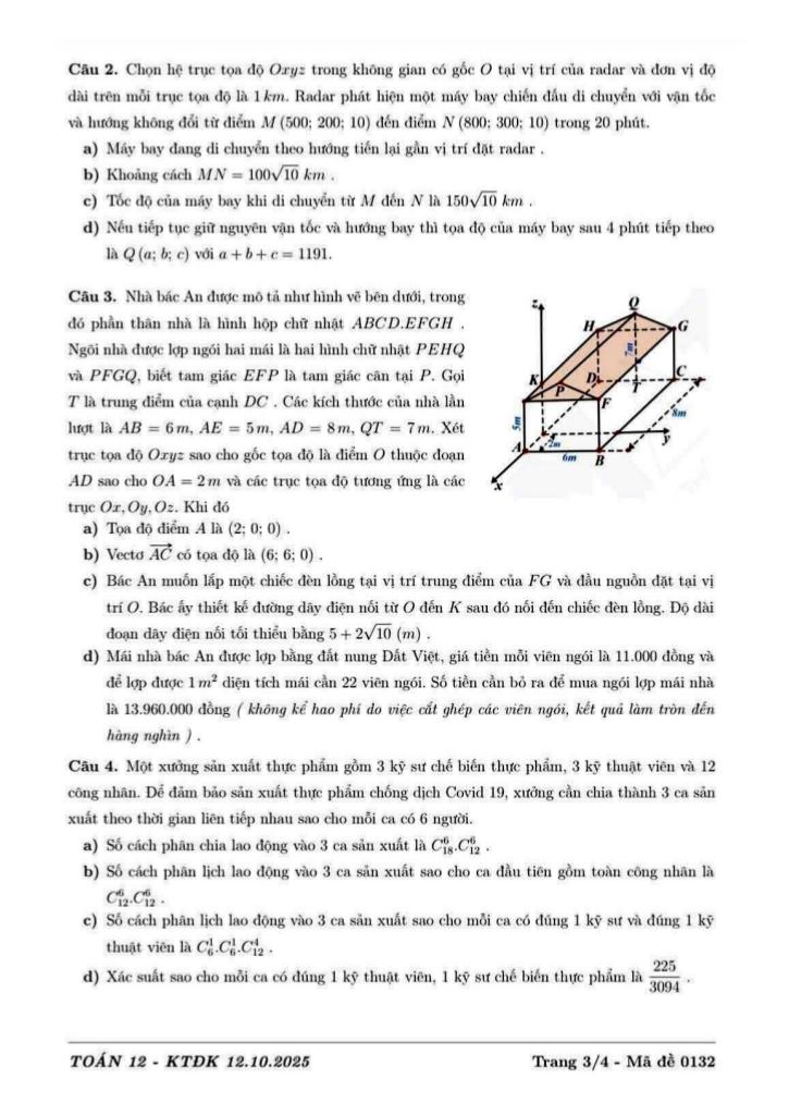đề kiểm tra toán 12 tháng 10 năm 2025 trường nguyễn khuyến & lê thánh tông – tp hcm 3