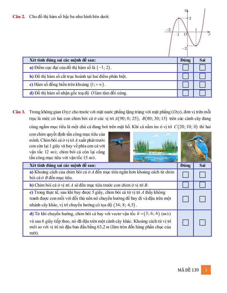 đề kiểm tra toán 12 tháng 9 năm 2025 trường nguyễn khuyến & lê thánh tông – tp hcm 9
