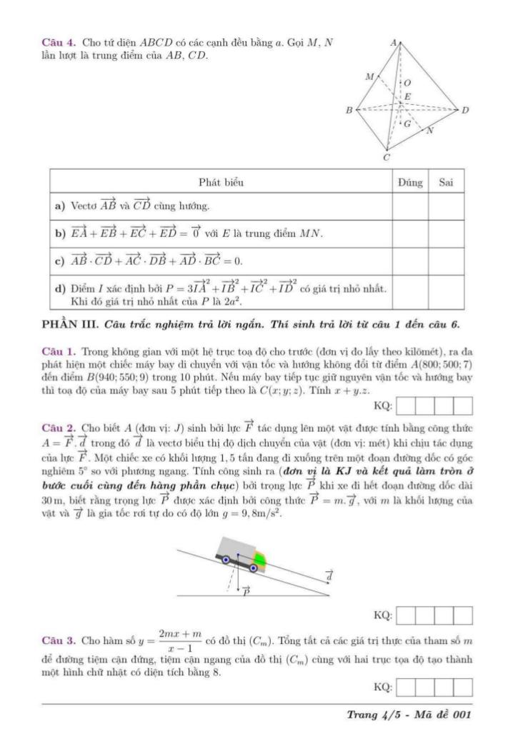 đề kiểm tra toán 12 tháng 9 năm 2025 trường nguyễn khuyến & lê thánh tông – tp hcm 18