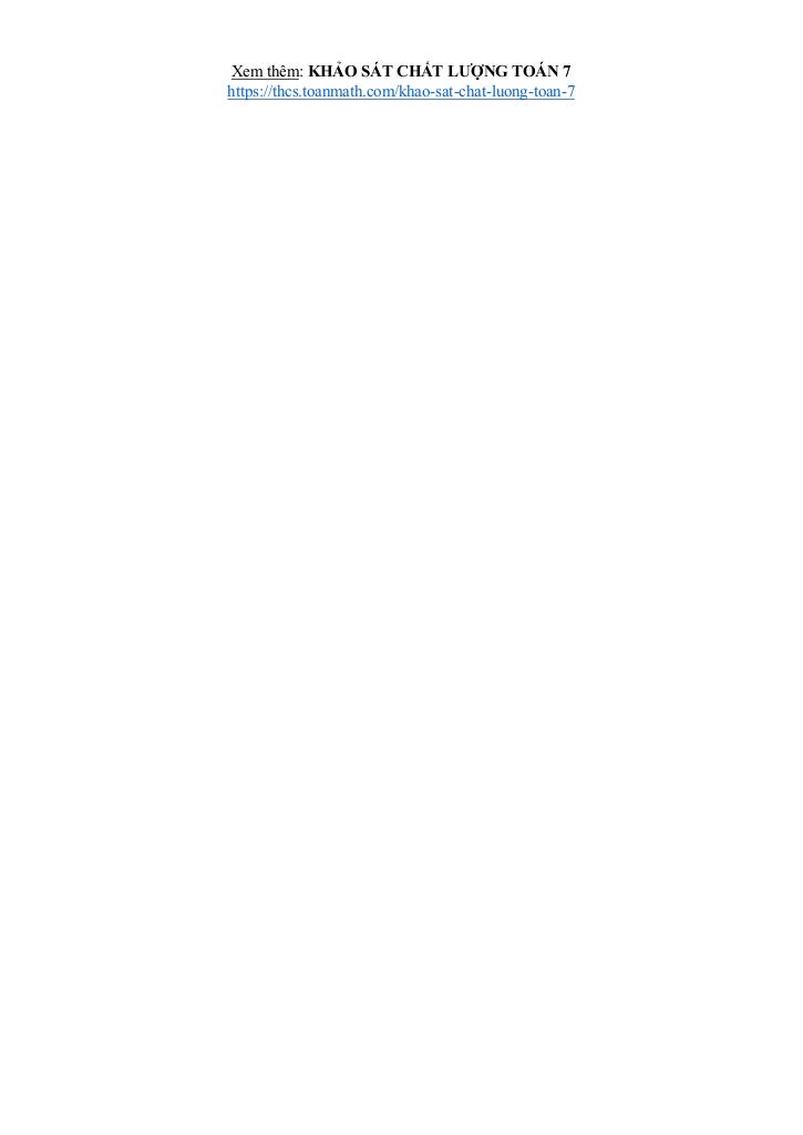 đề kiểm tra toán 7 đầu năm 2025 – 2026 trường thcs lý thường kiệt – tp hcm 5