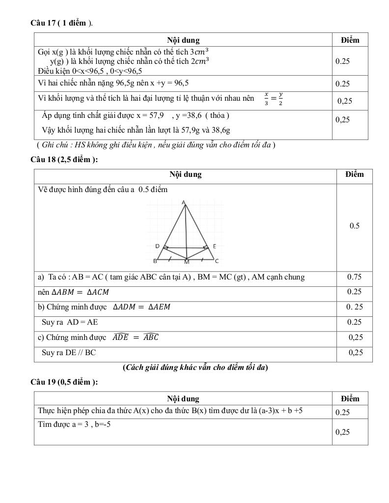 đề kiểm tra toán 8 đầu năm 2025 – 2026 trường thcs lý thường kiệt – tp hcm 3