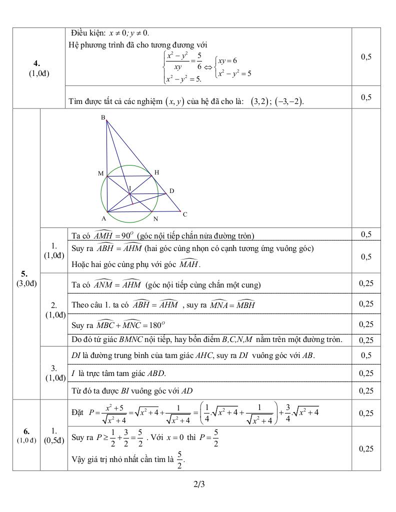 đề kscl học kỳ 2 toán 9 năm học 2017 – 2018 sở gd và đt nam định 2