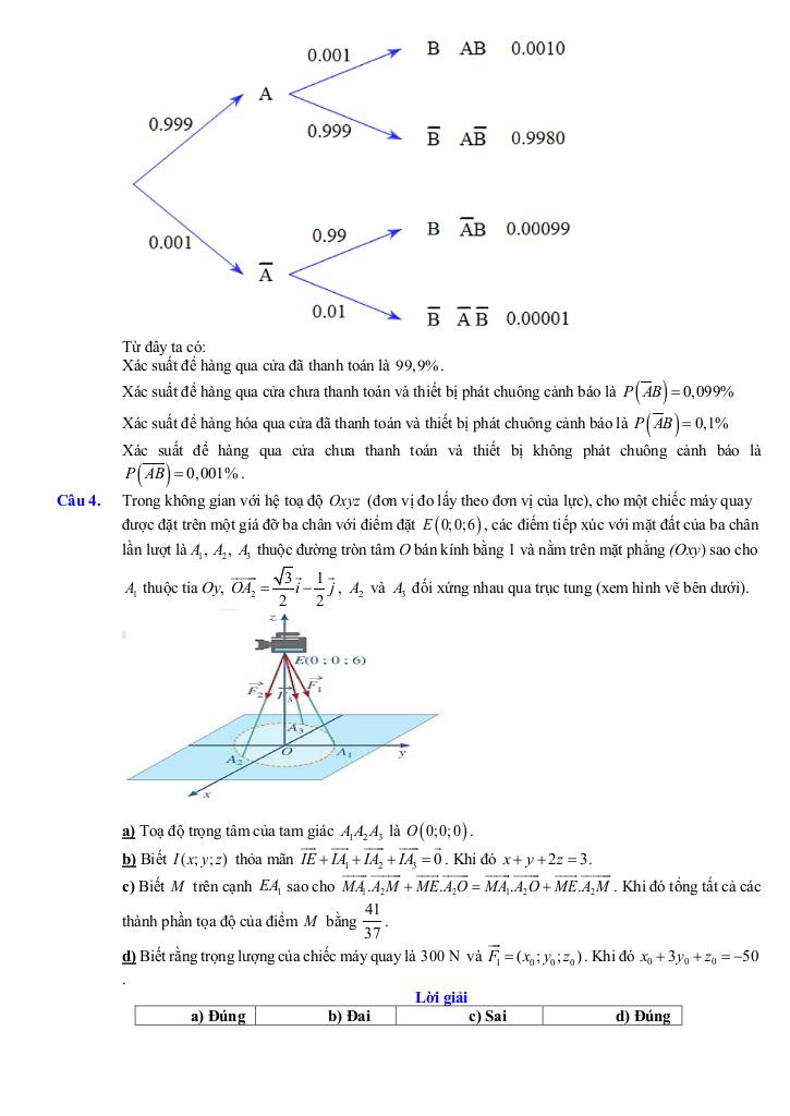đề kscl toán 12 thi tn thpt 2025 trường thpt yên định 1 – thanh hóa 9