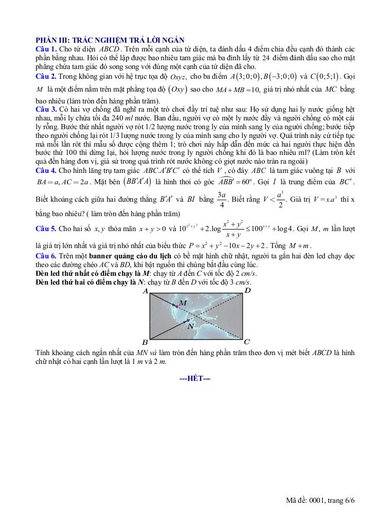 đề ktcl đội tuyển toán năm 2025 – 2026 trường thpt thọ xuân 5 – thanh hóa 5
