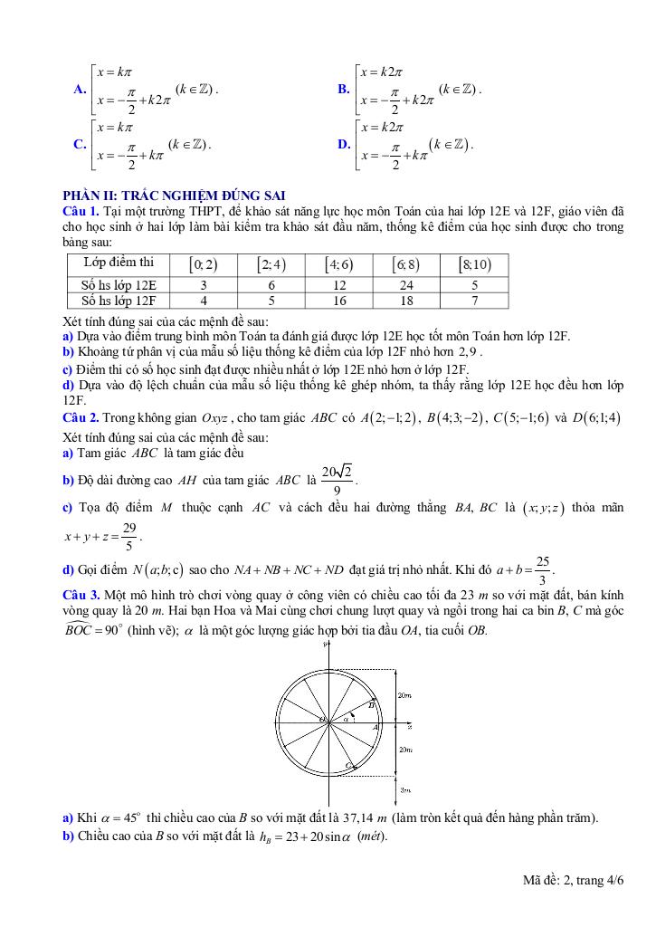 đề ktcl đội tuyển toán năm 2025 – 2026 trường thpt thọ xuân 5 – thanh hóa 9