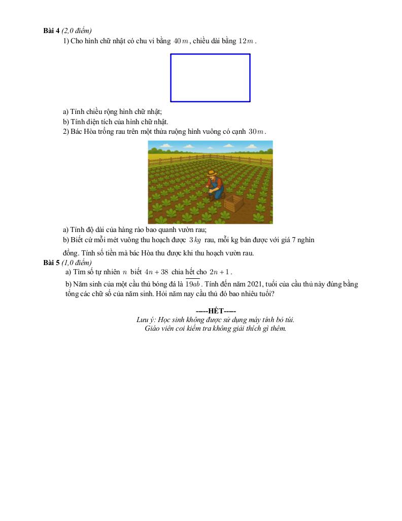 đề minh họa giữa kì 1 toán 6 năm 2025 – 2026 trường thcs nghĩa tân – hà nội 1