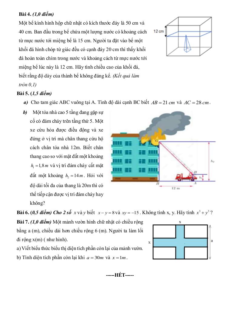 đề tham khảo giữa kì 1 toán 8 năm 2025 – 2026 trường thcs lê quý đôn – tp hcm 4