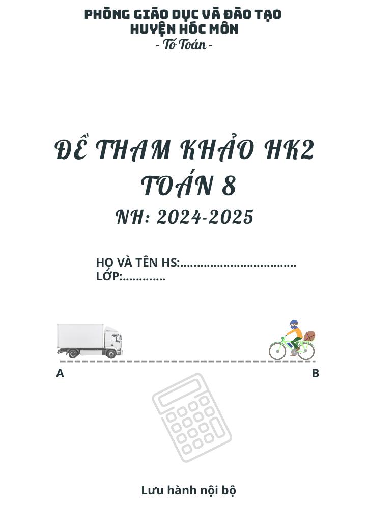 đề tham khảo hk2 toán 8 năm 2024 – 2025 phòng gd&đt hóc môn – tp hcm 0